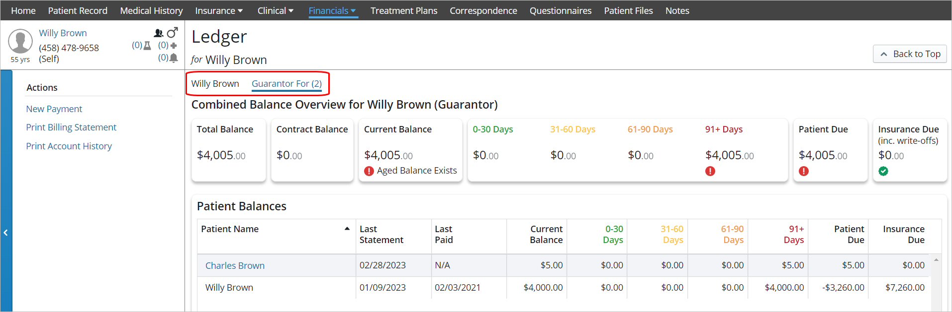How to Work With the Patient Ledger Carestream Dental