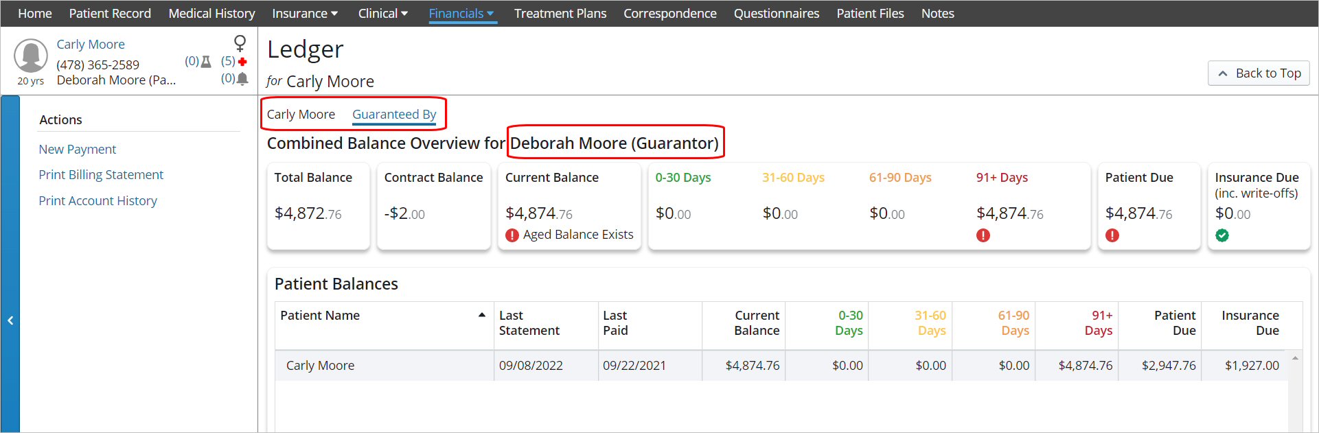 How to Work With the Patient Ledger Carestream Dental