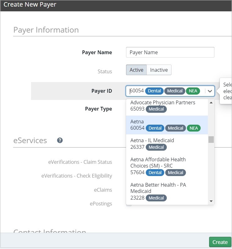 How to Add or Edit an Insurance Payer Carestream Dental