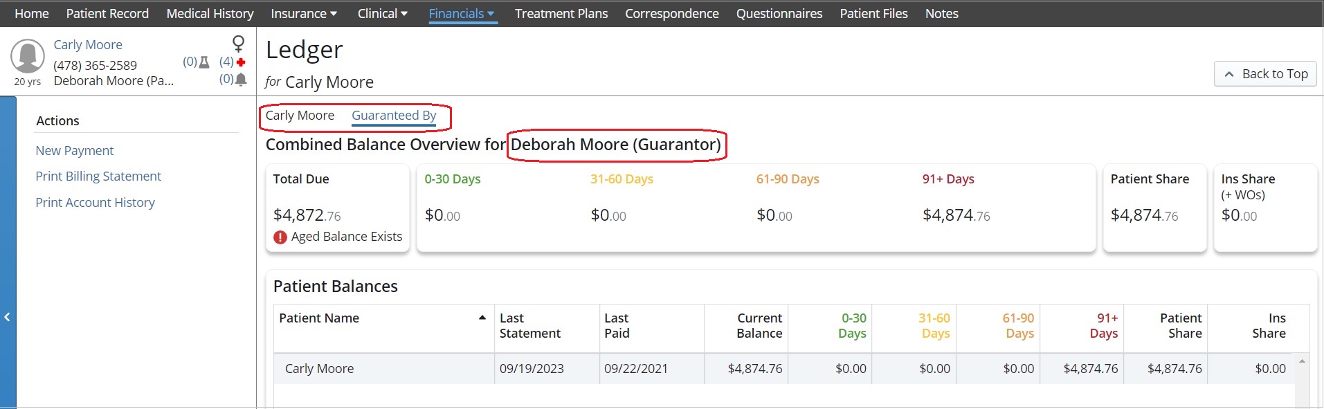 How to Work With the Patient Ledger Carestream Dental